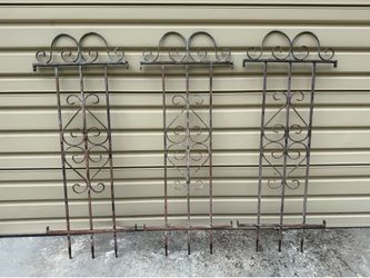 Wrought Iron Grates (X3)