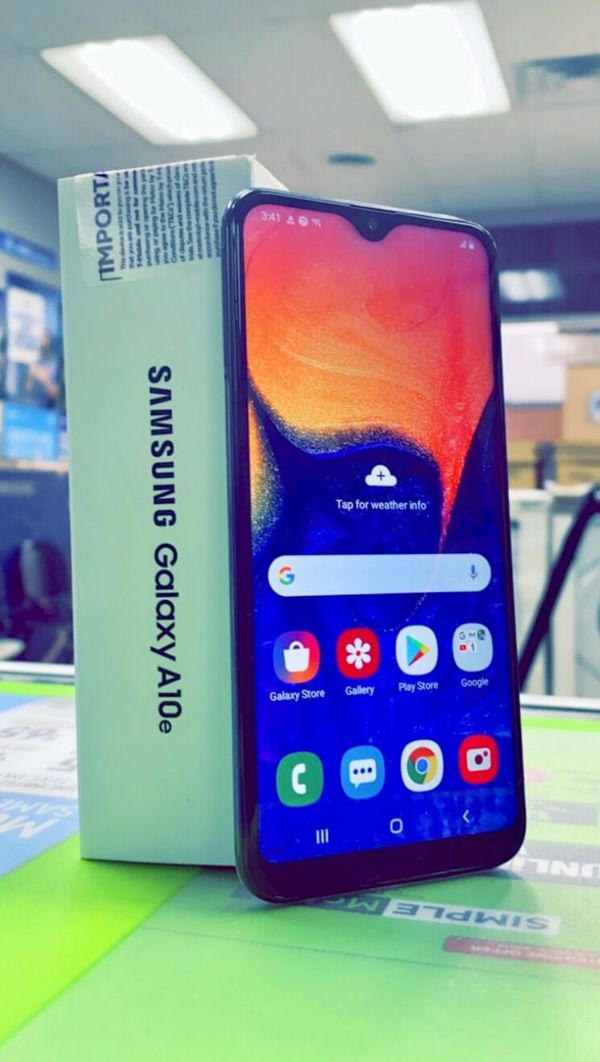 Metro Pcs Samsung Galaxy A10E, 32gb, Brand New in Box, One year