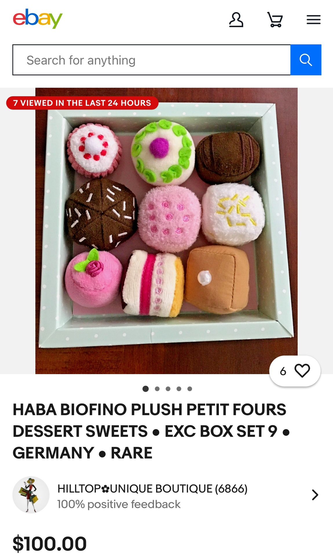 HABA Biofino Soft Petit Fours - Set of 9 Plushies
