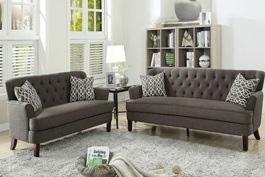 New! Ash Sofa and Loveseat