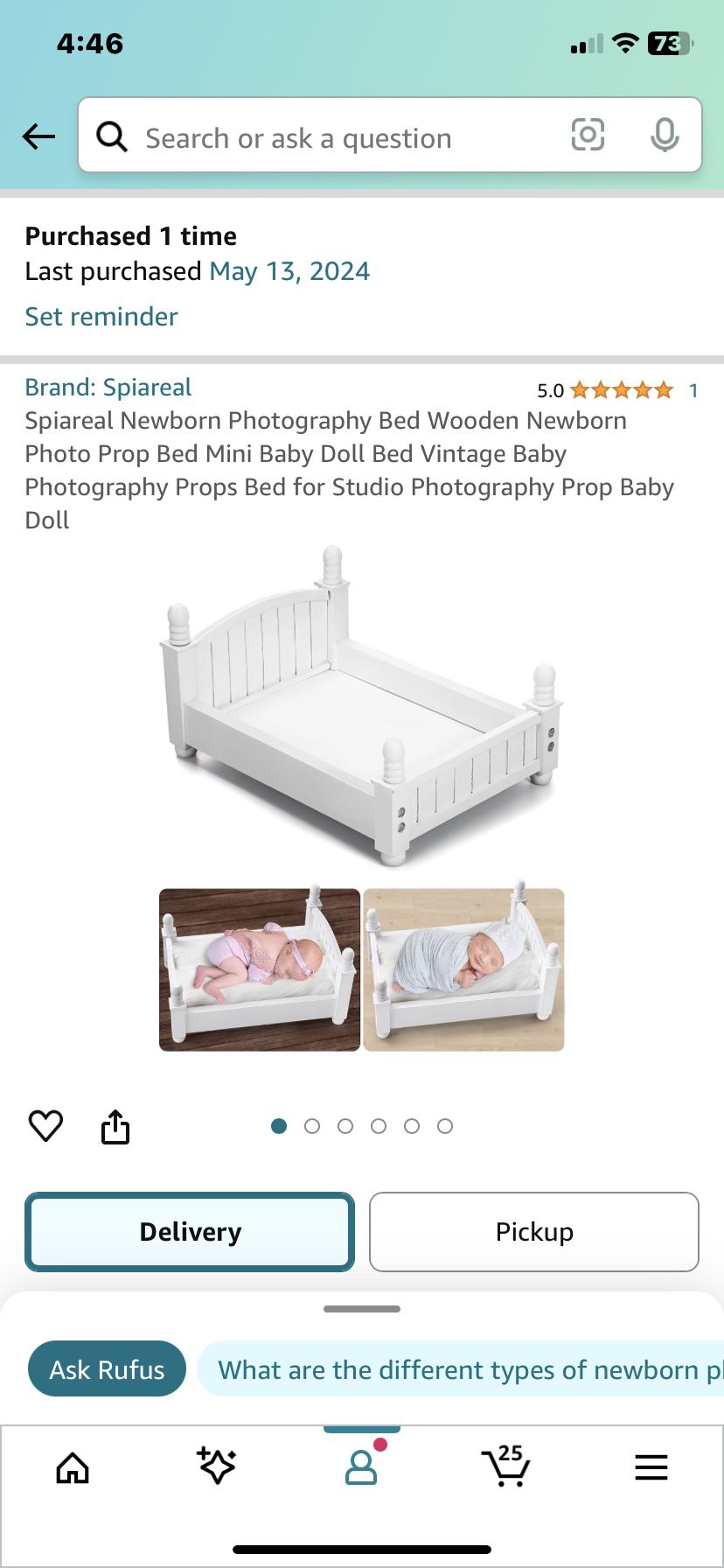 Baby Photoshoot Bed