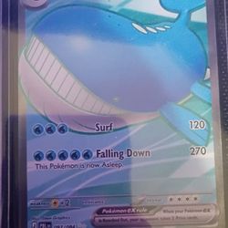 Pokemon Wailord Ultra Rare 097/084 Pitch Black