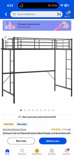 Twin loft bed