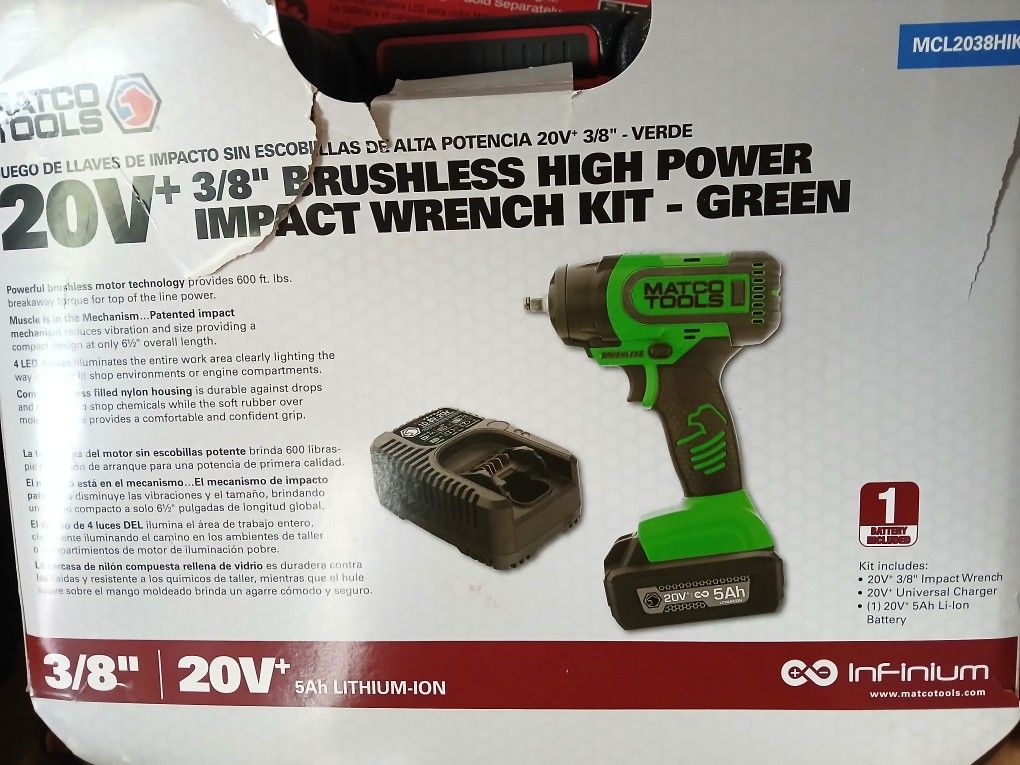 Matco 3/8 Impact Wrench Kit