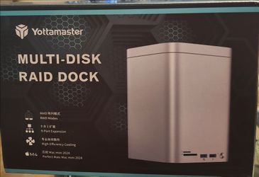 Yottamaster multi-disk raid dock