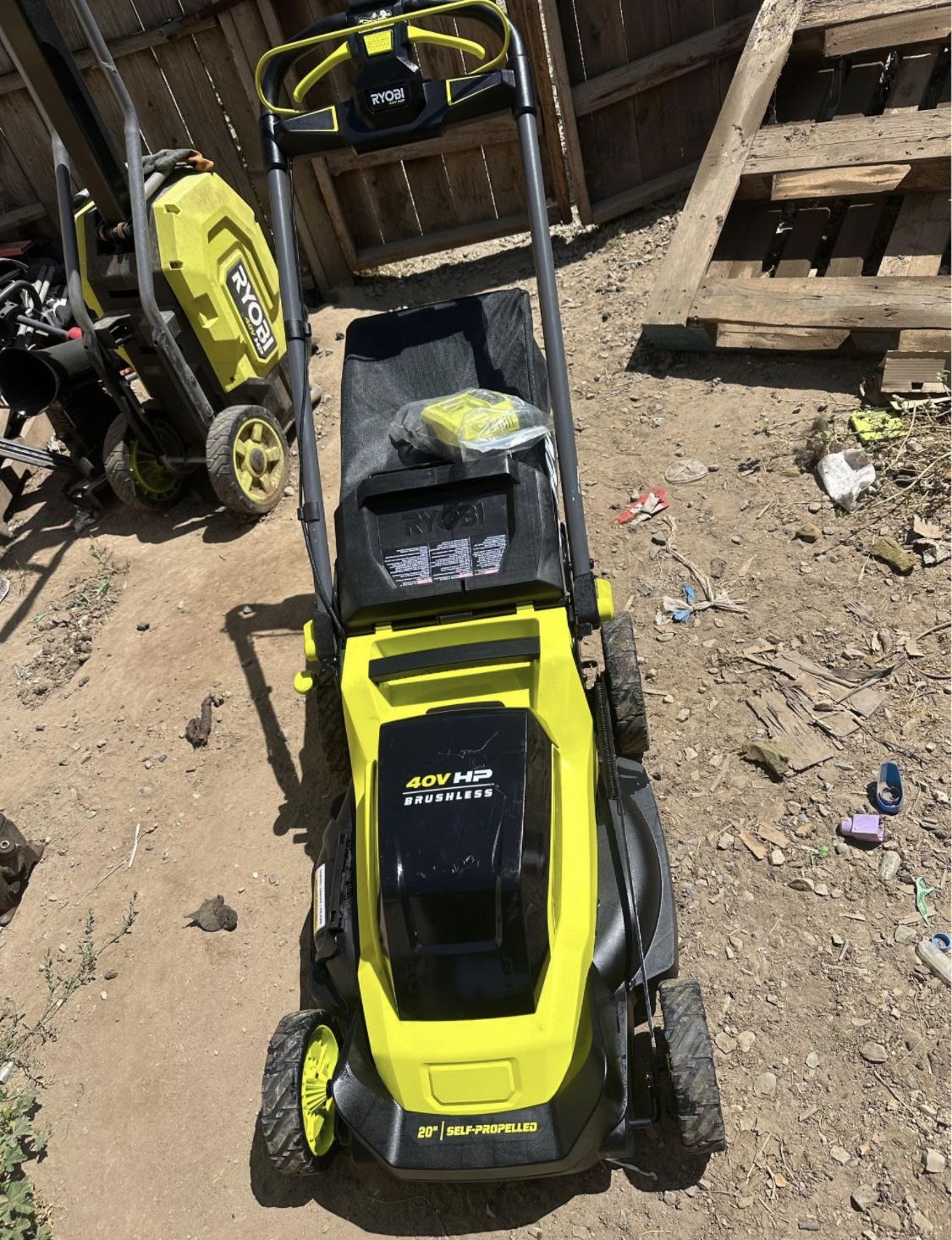 Ryobi 20” 40V Self Propelled Lawn Mower