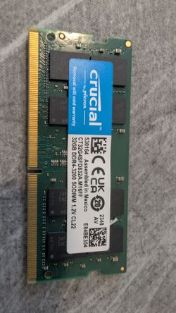 Crucial 32GB SODIMM RAM
