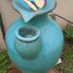 2 Fountain Vases Approximately 36" Tall