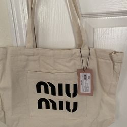 Miu Miu Limited Edition Made In Italy Tote Bag