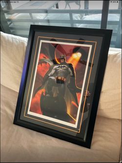 Sideshow Collectibles Batman Justice League Trinity Art Print Signed 