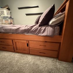 All Wood Full Bedroom Set