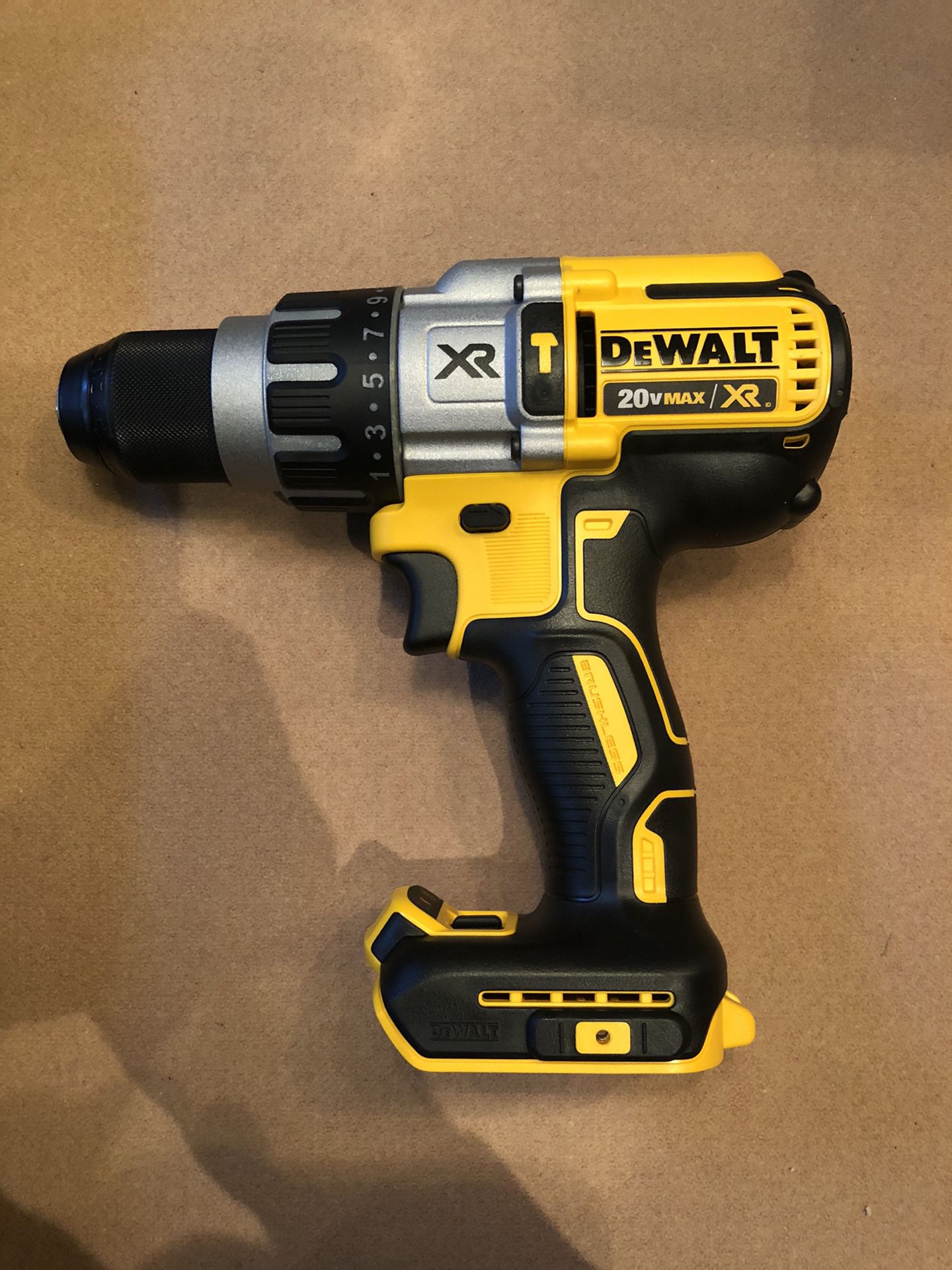 DeWalt 20-Volt MAX XR Lithium-Ion Cordless 1/2 in. Premium Brushless Hammer Drill (Tool-Only) Brand New