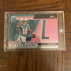 Tyreek Hill- Donruss Elite Spell Bound “L” Pink Variation 