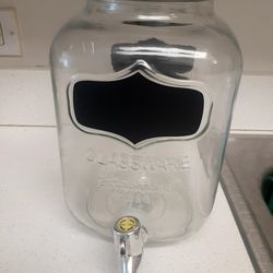 NEW! 1 Gallon Glass Pitcher with Dispenser