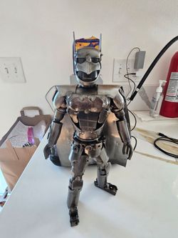 Handmade Metal Batman Sculpture / Yard Art – Unique One-of-a-Kind Piece