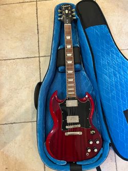 Epiphone SG Pro w/ Reunion Blues Hardshell Case (Brand New)