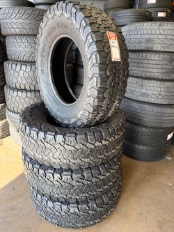 LT 285/70R17 BFGOODRICH All-Terrain T/A full tires set