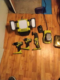 Ryobe tool set