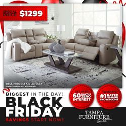 gorgeous  sofa and loveseat (recliner)