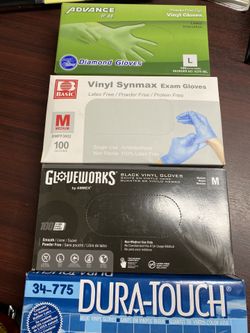 Vinyl Gloves 100 Pc In A Box  $4 for  Box  