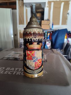 German beer stein