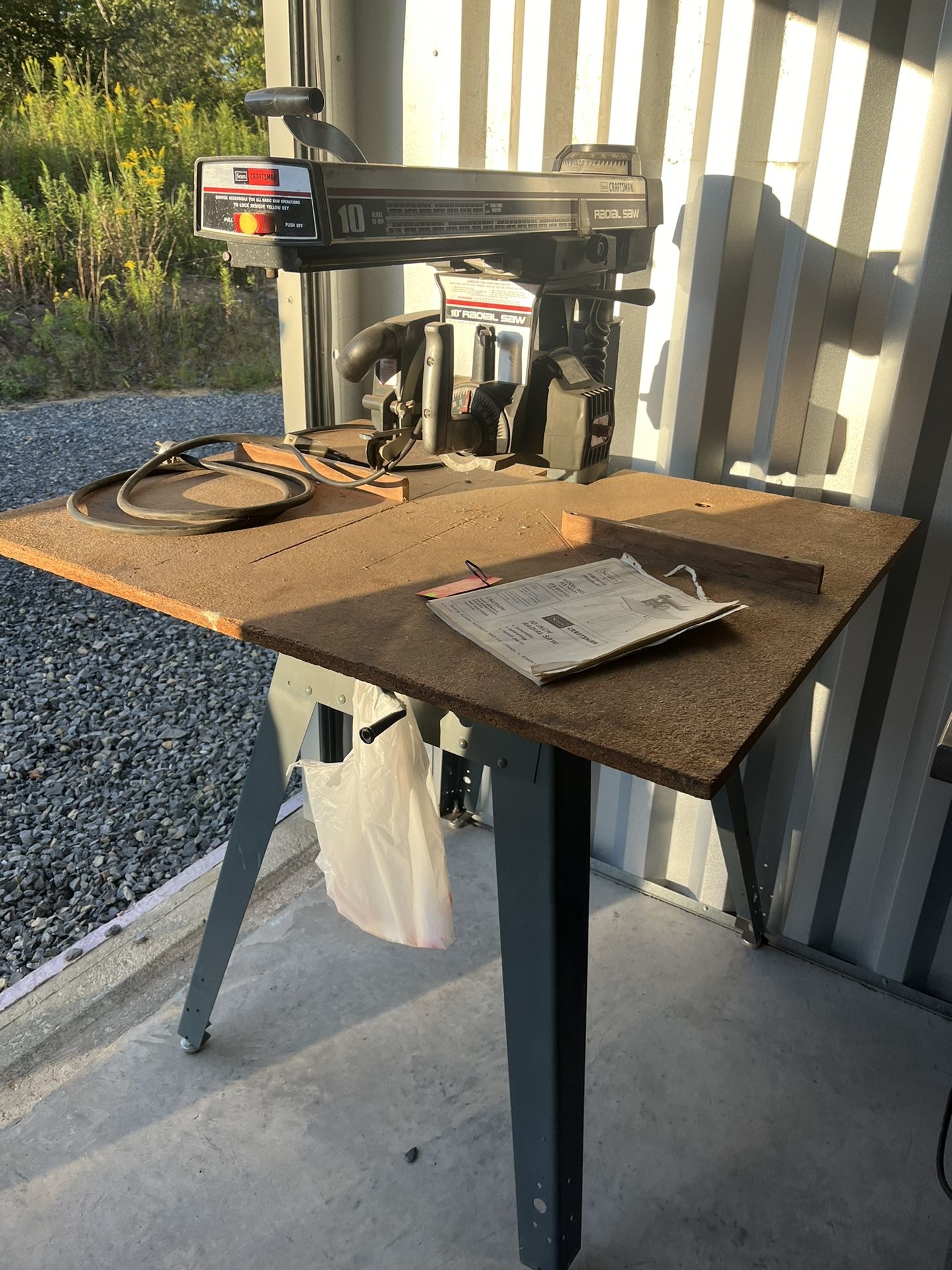 Craftsman 10 Inch Radial Saw