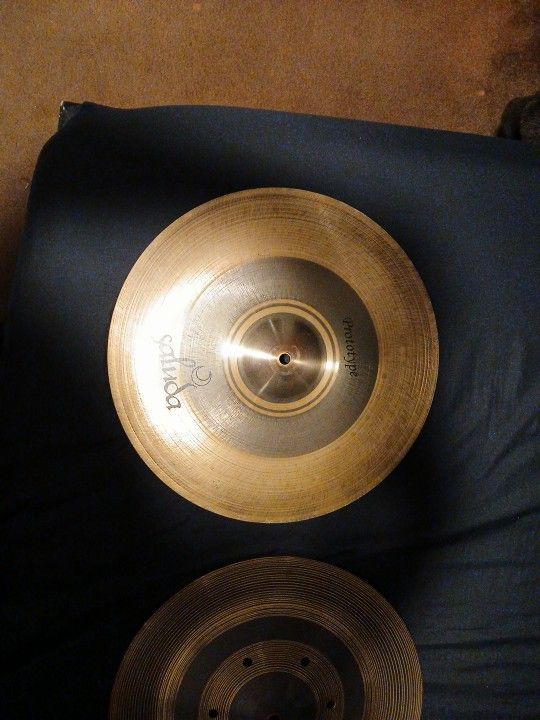 Saluda 17 Inch Crash and Saluda China Cymbal Both For The Price Of One
