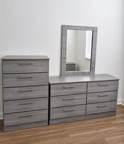 Dresser whit mirror and chest - Cómoda con espejo y Gavetero