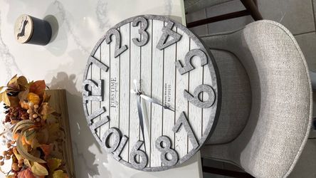 FirsTime & Co. Farmhouse Wall Clock