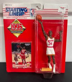 Vintage Houston Rockets Hakeem “The Dream” Olajuwon Starting Line Up Figure just $10 