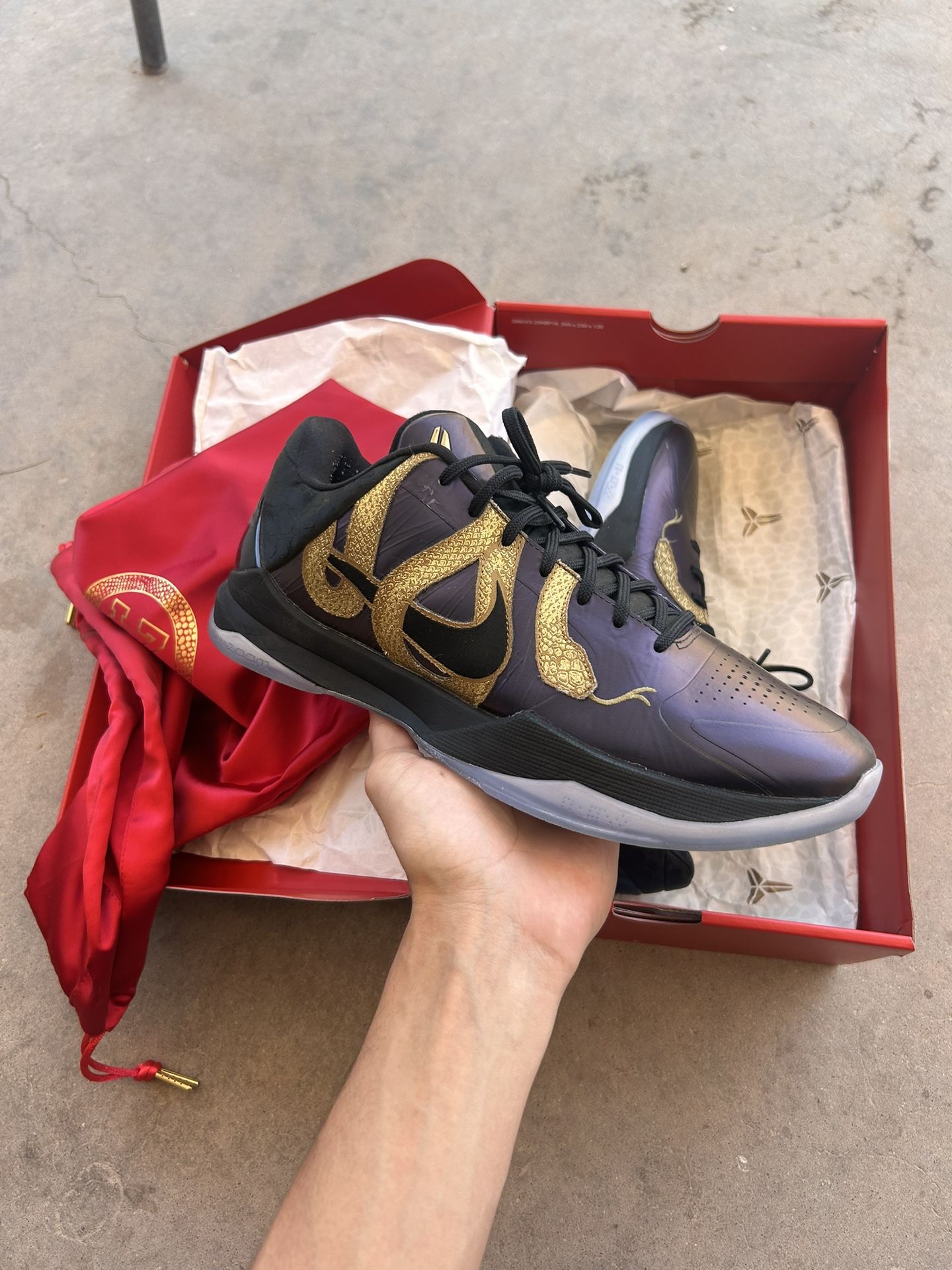 Kobe 5 Protro Eggplant Size 11