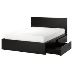 Queen Bed frame with Storage