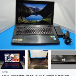 Lenovo Y510P Gaming Laptop, 15.6" Intel Core i5 (16GB RAM, 2TB HDD) NVIDIA GT 755M Windows 10
