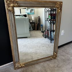 Gold Tone Mirror