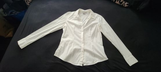 ASOS White Fitted Button-Down Shirt