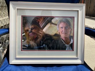Han and Chewy framed photo print
