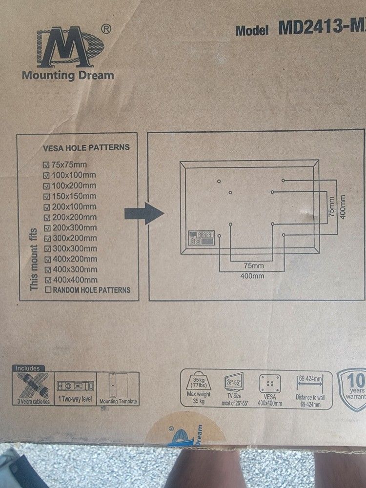 TV / Monitor Wall Mount Bracket