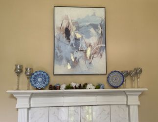Large Modern Abstract Wall Art - excellent condition