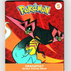 DRAGAPULT CARDS POSTER STICKERS | DRAGON DISCOVERY #05 | MCDONALDS POKÉMON 2025