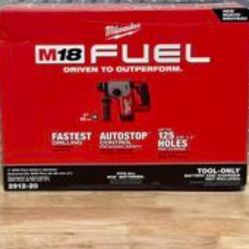 Milwaukee New 1” Rotary Hammer M18 Fuel 