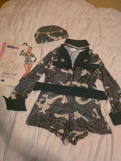 Womens Army Uniform Costume