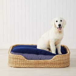 Wicker Dog Bed - Serena & Lily