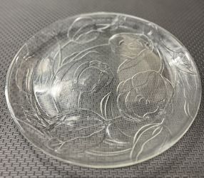 Princess House Crystal Round Serving Platter