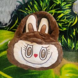 Brown Labubu Crossbody Tote