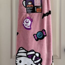 Hello Kitty Mummy Blanket New 