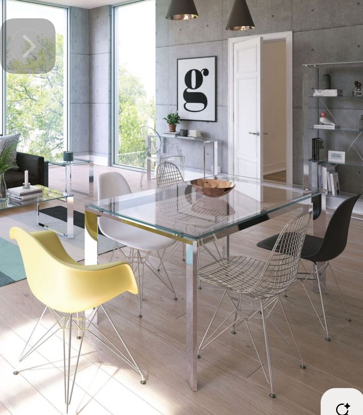 John Lewis Glass Dining Table For Six