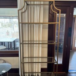 Gold Pagoda Shelving Unit