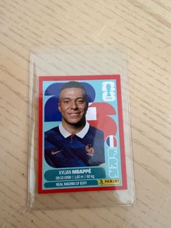 Kylian Mbappé Red Border Panini World Cup 2026 Sticker Rare