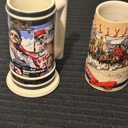 Budweiser Stein.  NASCAR Stein