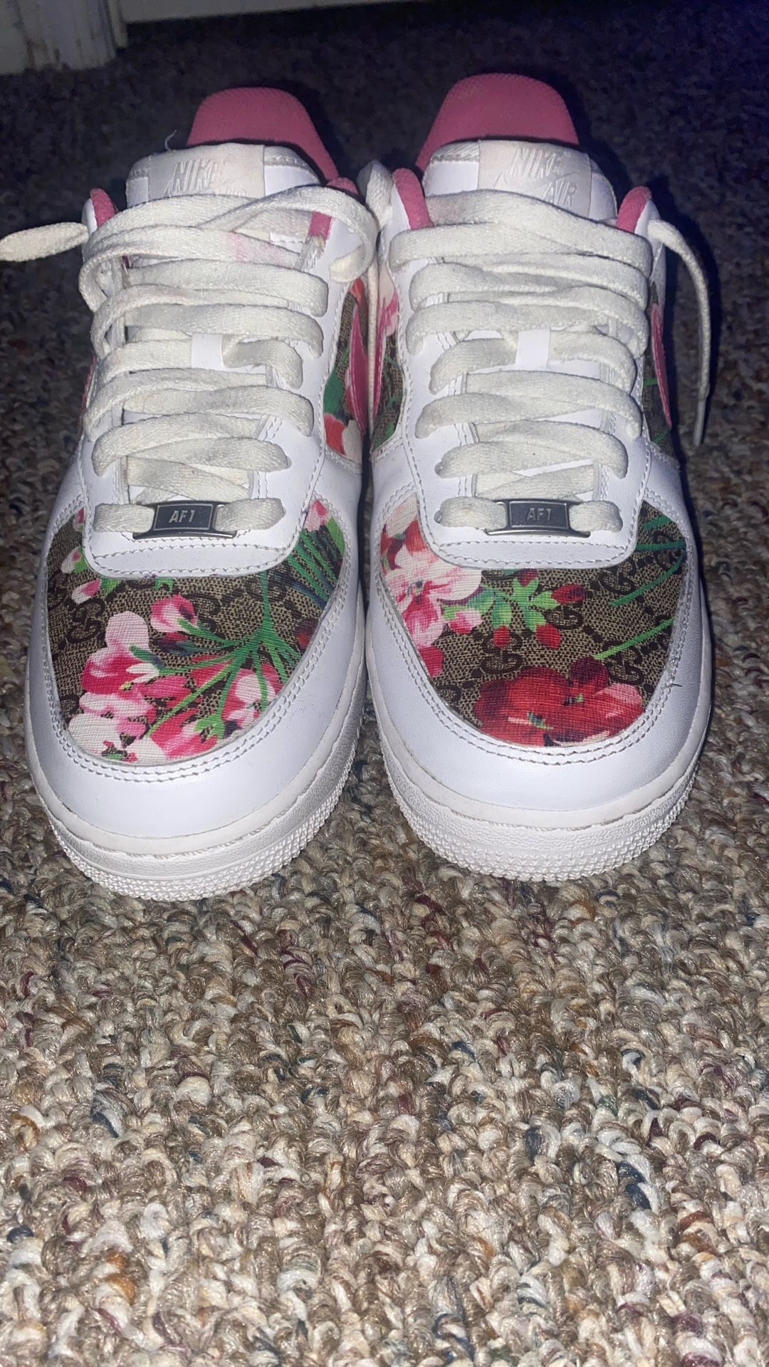 Custom made Gucci Forces.